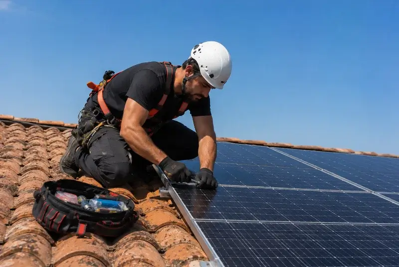 Maintenance et monitoring de panneaux solaires à Neuville-en-Ferrain