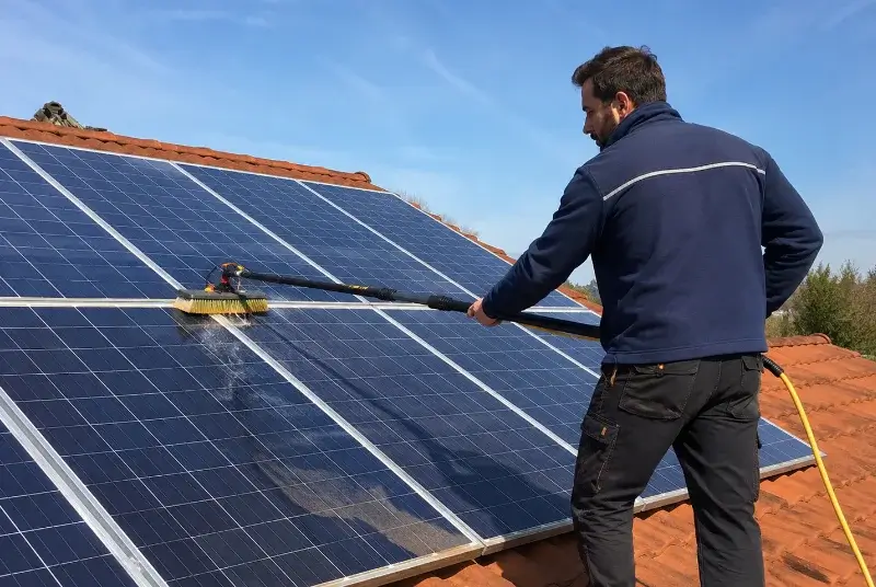 Nettoyage et entretien de panneaux solaires à Neuville-en-Ferrain